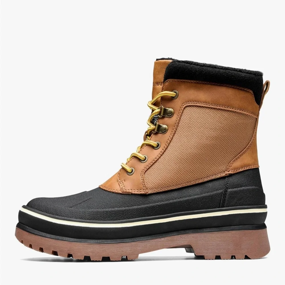 Bruno Marc Men's Insulated Waterproof Snow Boots NWT Size 12 - Picture 2 of 9